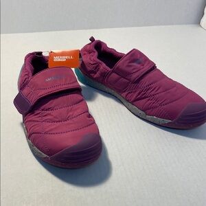 Merrell Women's Shoes Bare Steps 7 Medium in Burgundy Teal and Gray Hiking